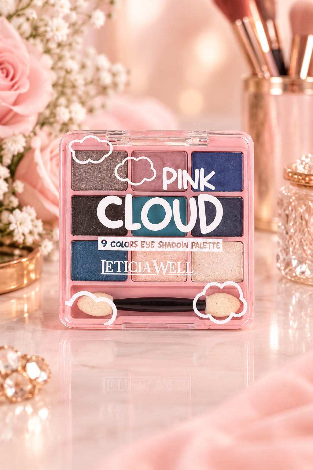 Palette Pink Cloud – 9 Ombres à Paupières